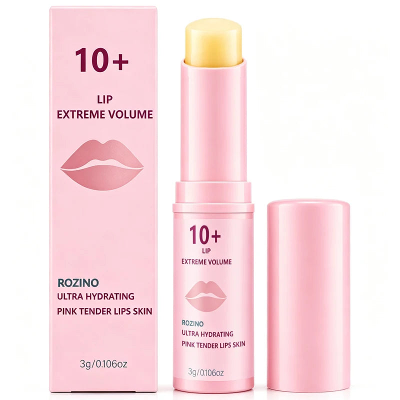 ROZINO Plumping Peach Lip Balm – High Gloss Moisturizer