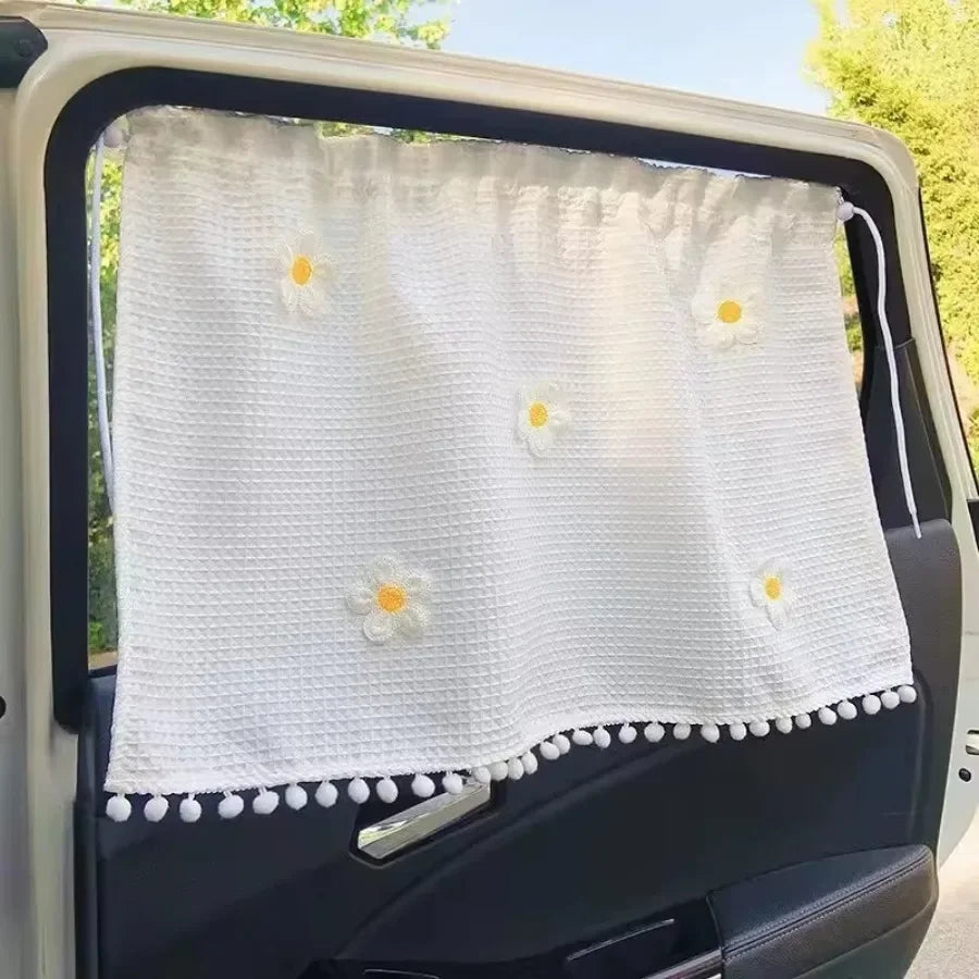 KKJOY Cartoon Car Window Sunshade – UV Protection for Kids