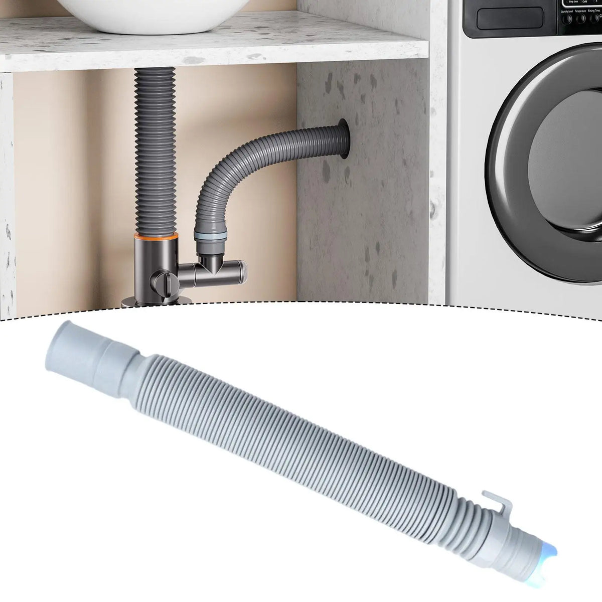 Telescopic Washing Machine Drain Hose – Universal PVC 32–93cm