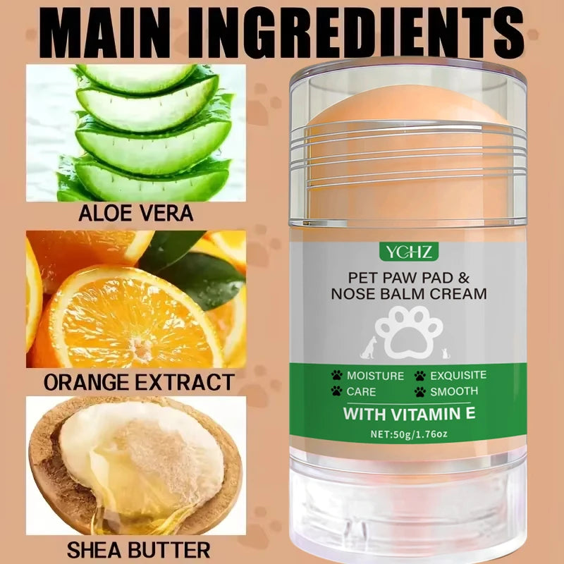Pet Paw & Nose Care Cream – Moisturizing Dog & Cat Paw Cream
