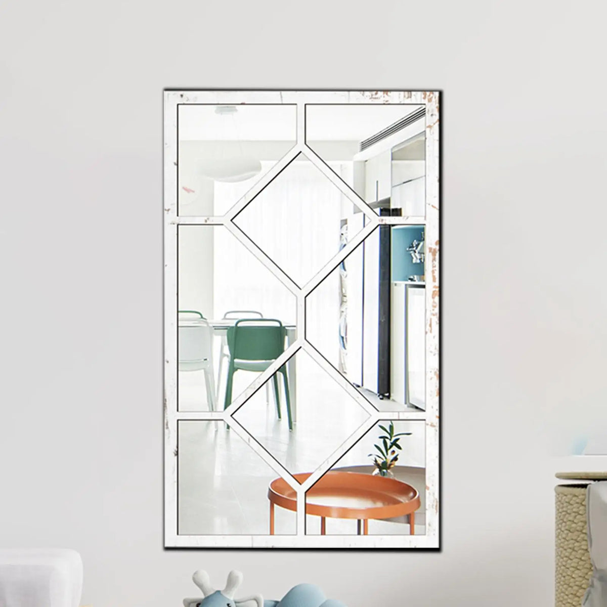 Modern Rectangle Window Wall Mirror – Minimalist Home Decor