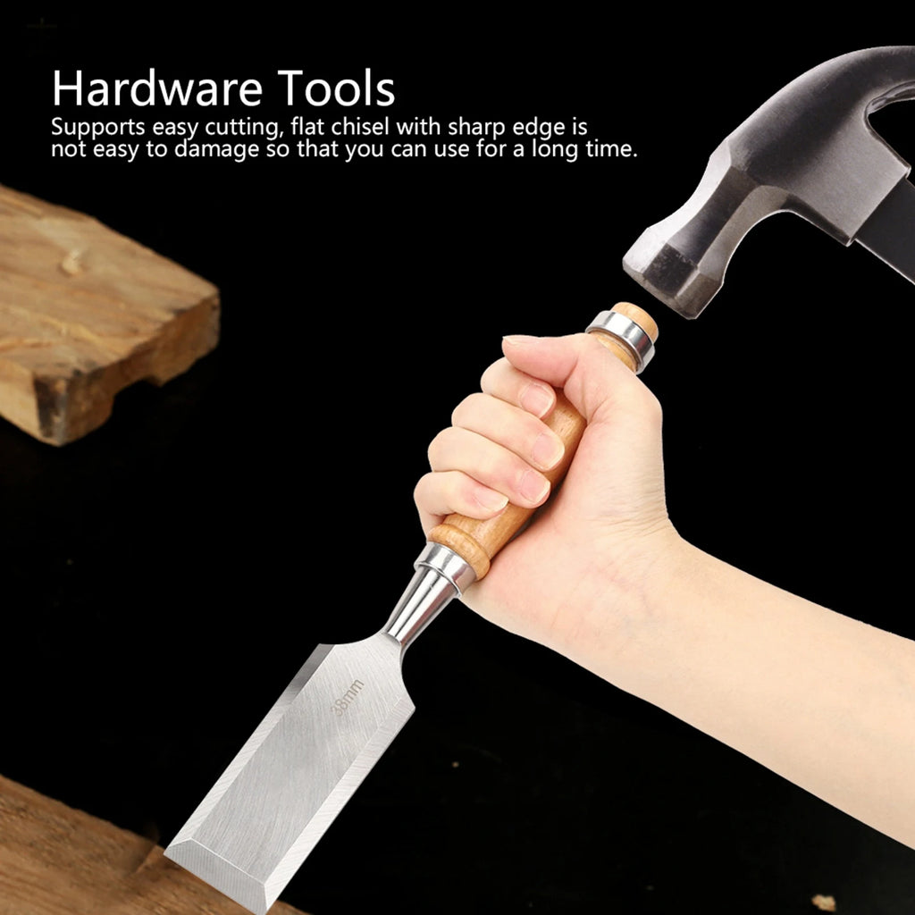 38mm Flat Wood Chisel – Chrome Alloy Steel Woodworking Tool
