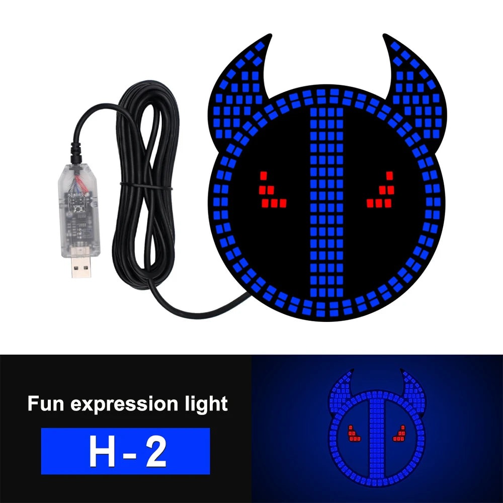 Devil's Eye LED Car Windshield Decorative Light | USB 5V