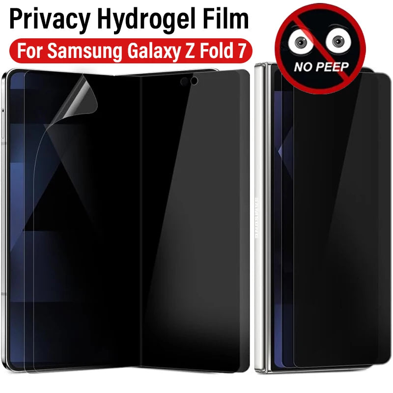 Samsung Galaxy Z Fold 7 Privacy Screen Protector 4-in-1 Set