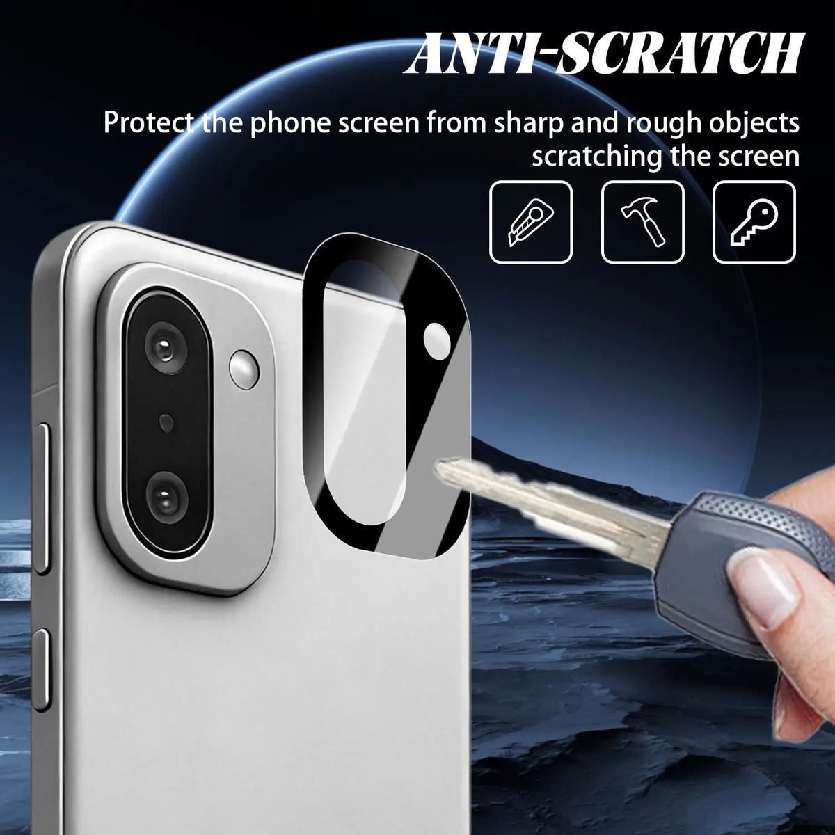 OnePlus Ace 6T Camera Lens Protector HD Tempered Glass