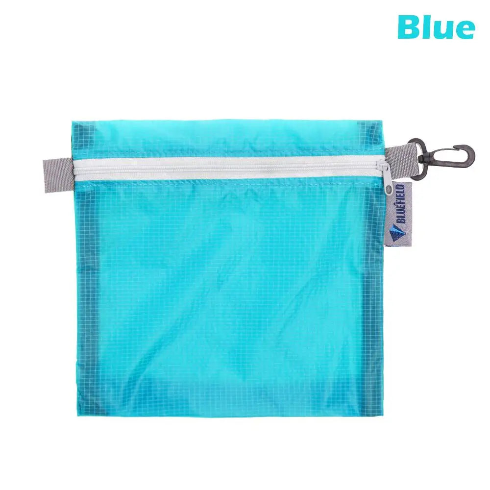 Waterproof Outdoor Pocket Pouch – Zipper & Hook, 4 Colors