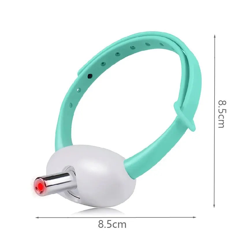 USB Rechargeable Smart Laser Collar Cat Toy – Adjustable