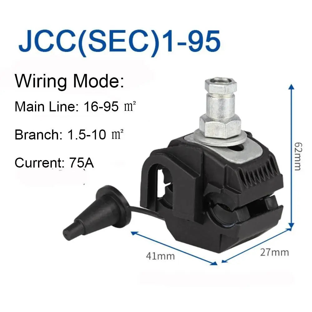 63A/75A Insulation Piercing Connector – No-Strip Cable Clamp