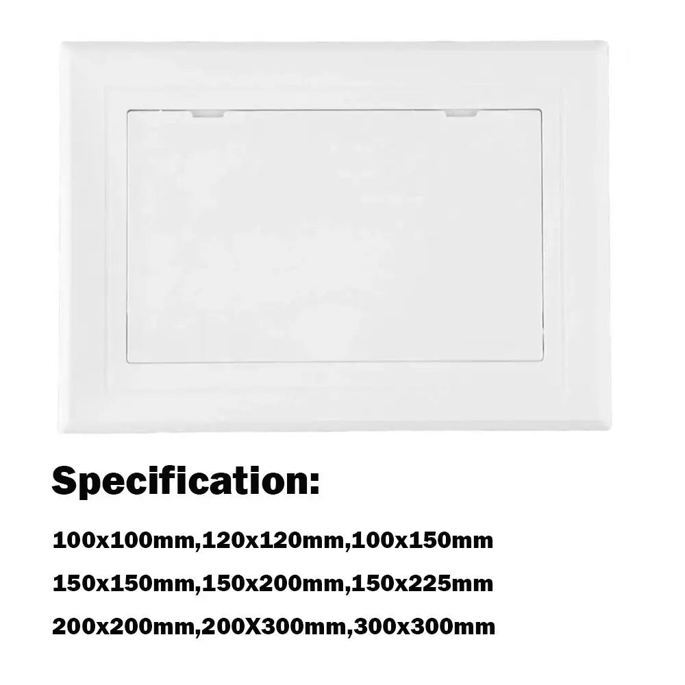 White ABS Hinged Access Panel Hatch | Wall & Ceiling Sizes