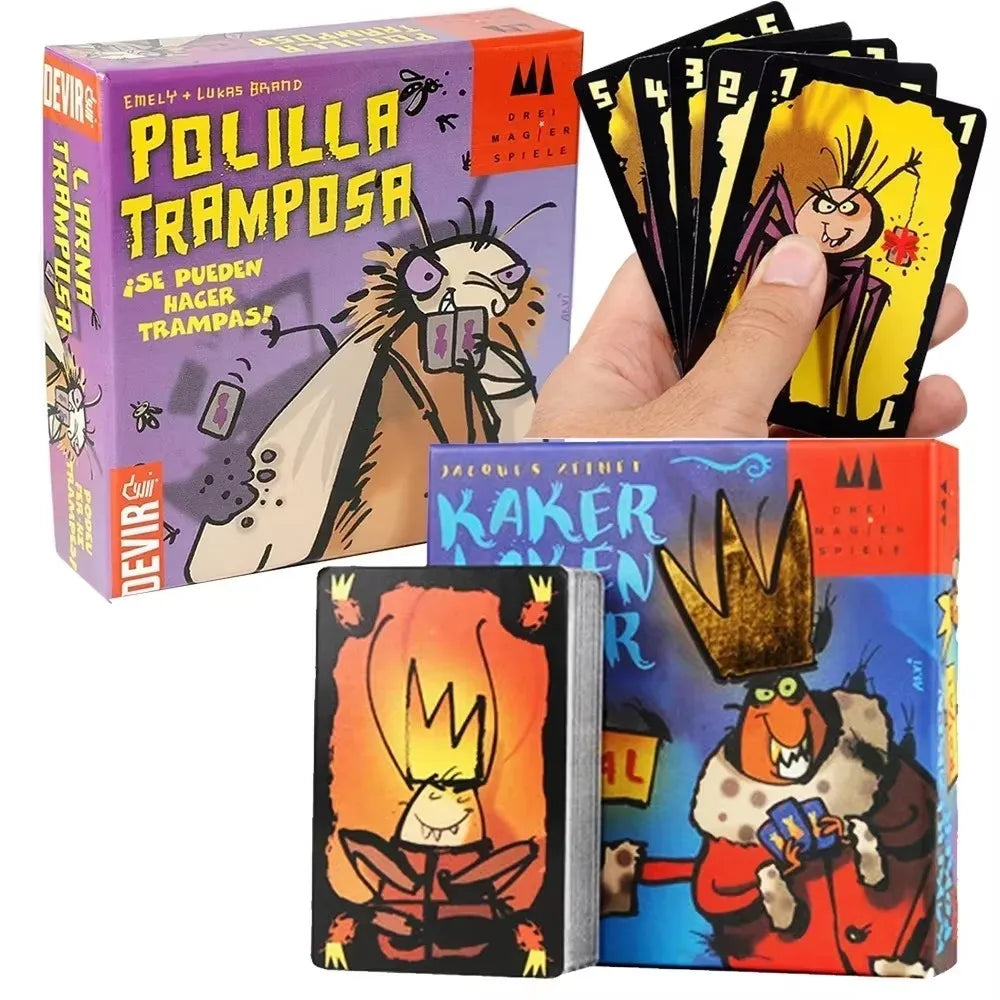 Cheating Moth Card Game – Fun Bluffing Party Game for All Ages