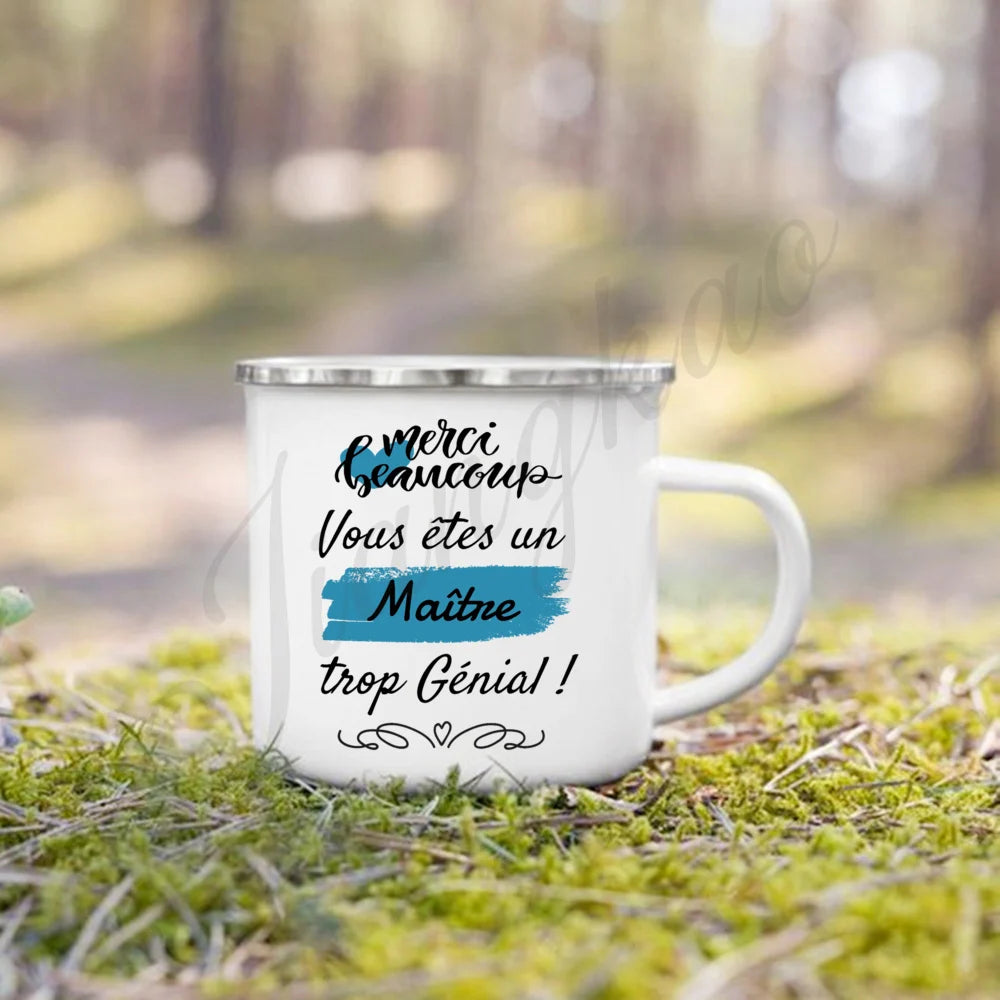 Wonderful Teacher Enamel Mug | Teacher's Day Gift Coffee Cup
