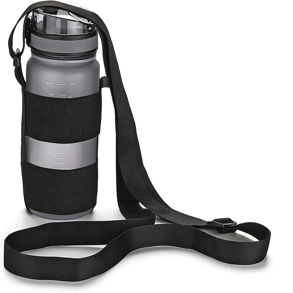 Adjustable Water Bottle Carrier Sling – Hands-Free Shoulder Strap