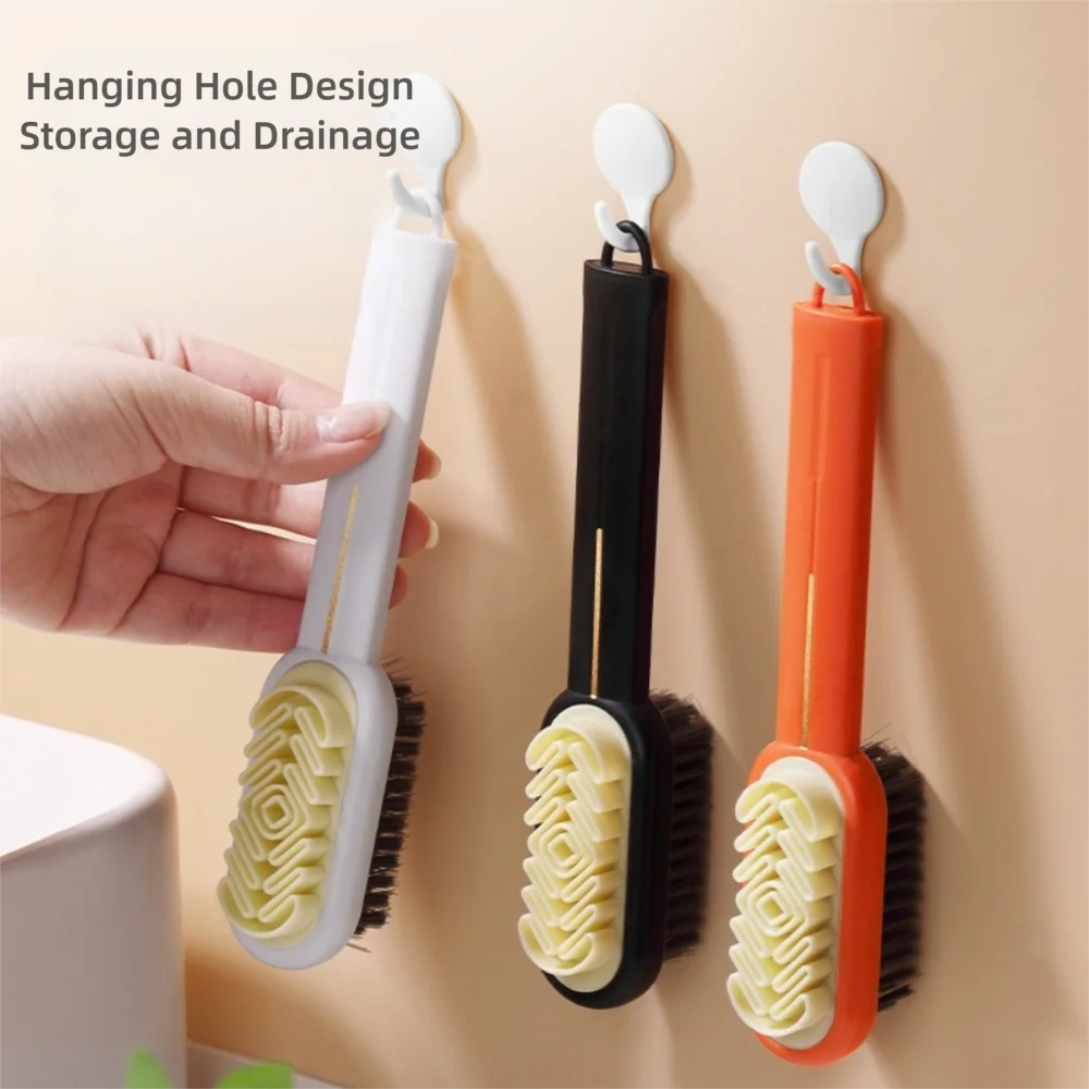 Double-Sided Long Handle Shoe Cleaning Brush | Multi-Use