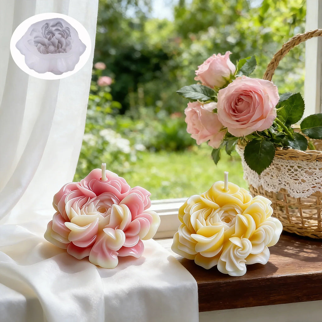 3D Flower Silicone Mold – Candle, Soap & Clay DIY Craft