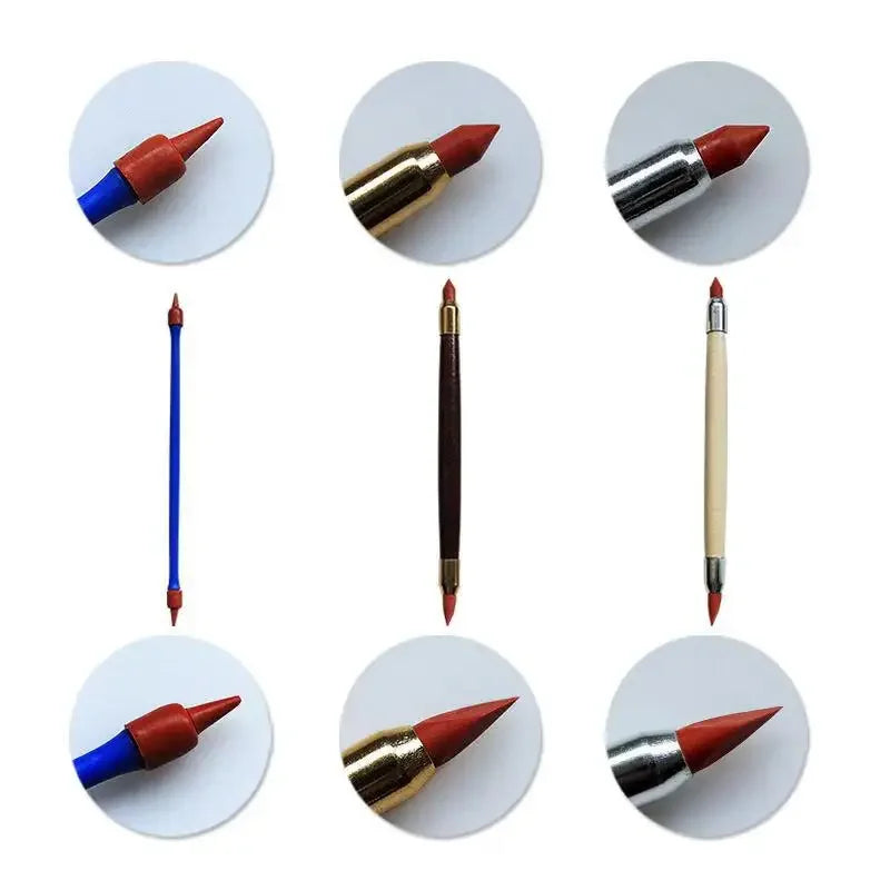 3-Piece Silicone Clay Shaper Sculpting Pen Set – Double-Head