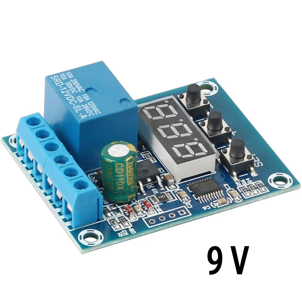 DC 9V/12V/24V Voltage Detection Relay Module 0–99.9V