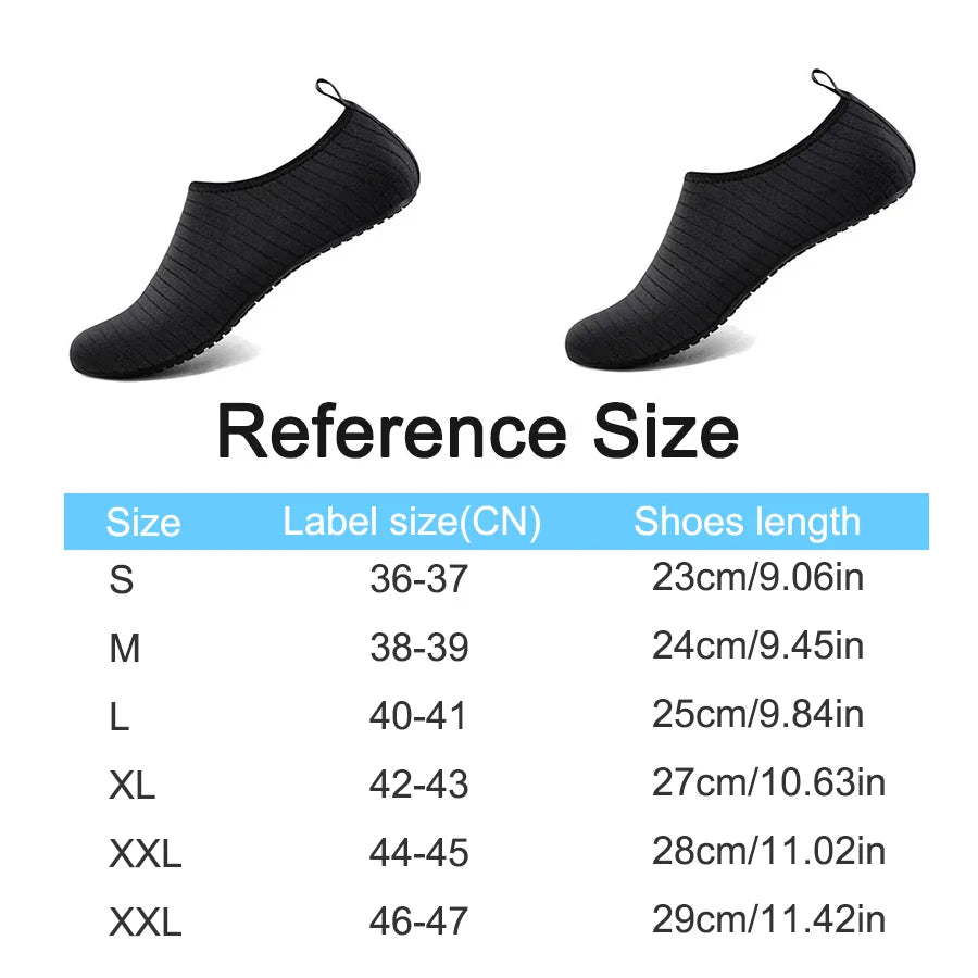 Unisex Quick-Drying Beach Water Shoes Anti-Slip Sneakers