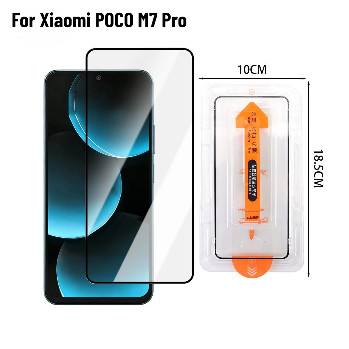Xiaomi Poco M7 / M7 Pro Tempered Glass Screen Protector HD & Privacy