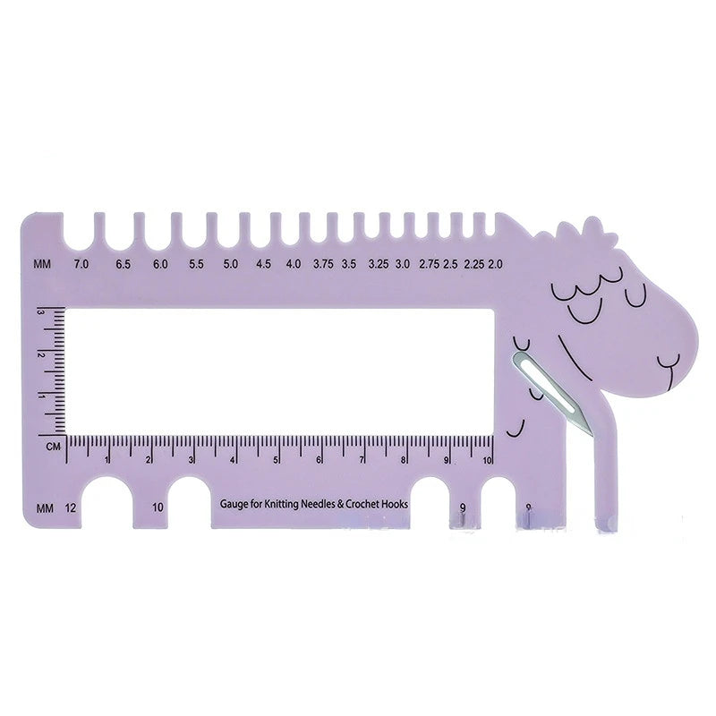 Sheep Head Knitting Needle & Crochet Hook Gauge – US/UK/CA