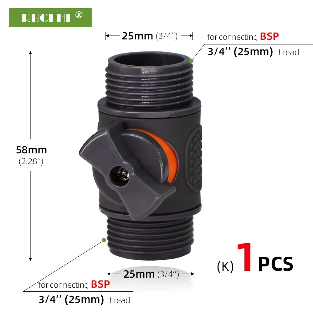 1/2" & 3/4" Garden Hose Quick Connectors – 13 Types