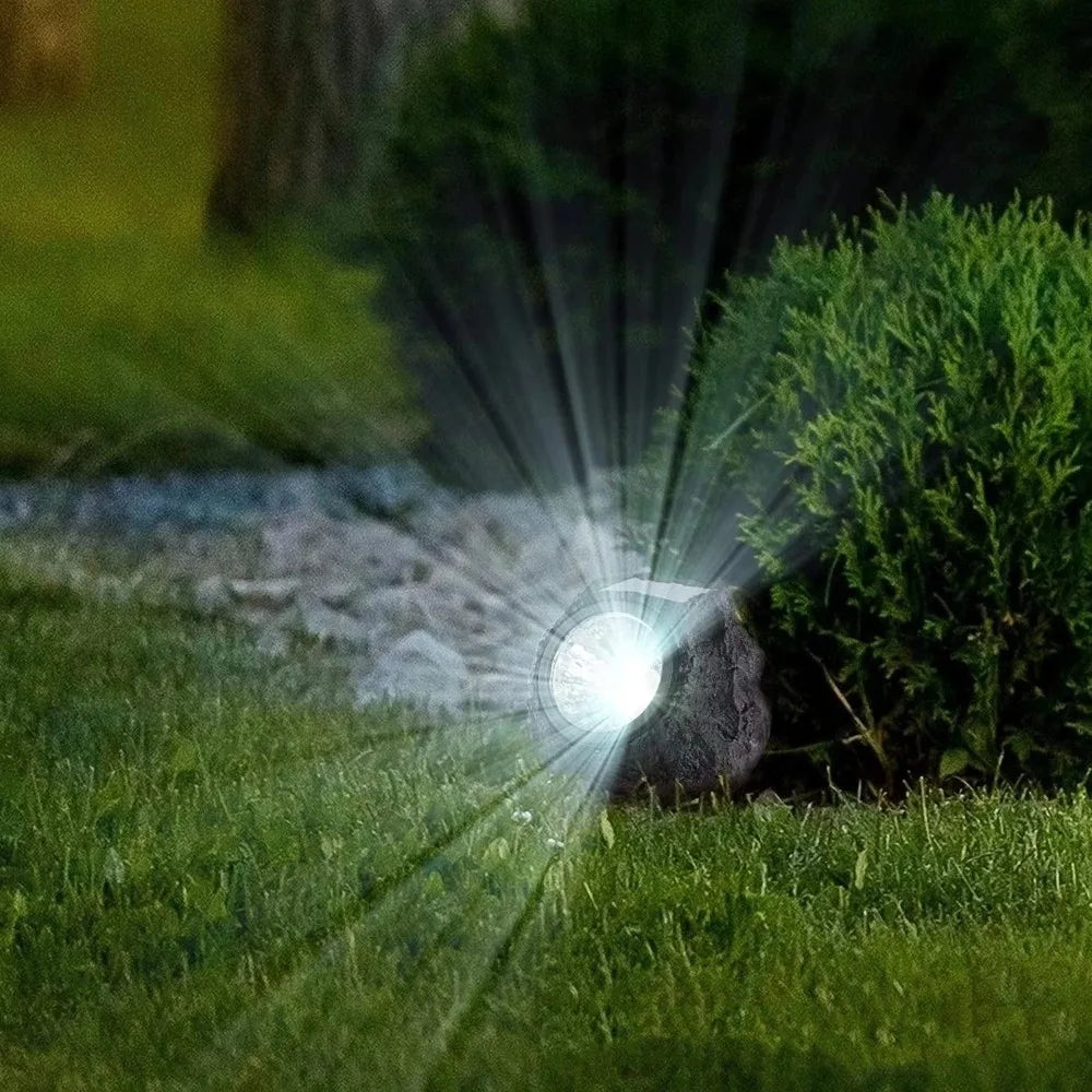 Solar Rock Garden Light – Waterproof Outdoor Lawn Lamp