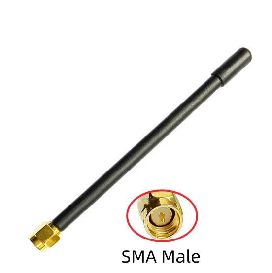 433MHz SMA Male Stub Antenna 10cm – 2dBi Gain | HERKOMYOU