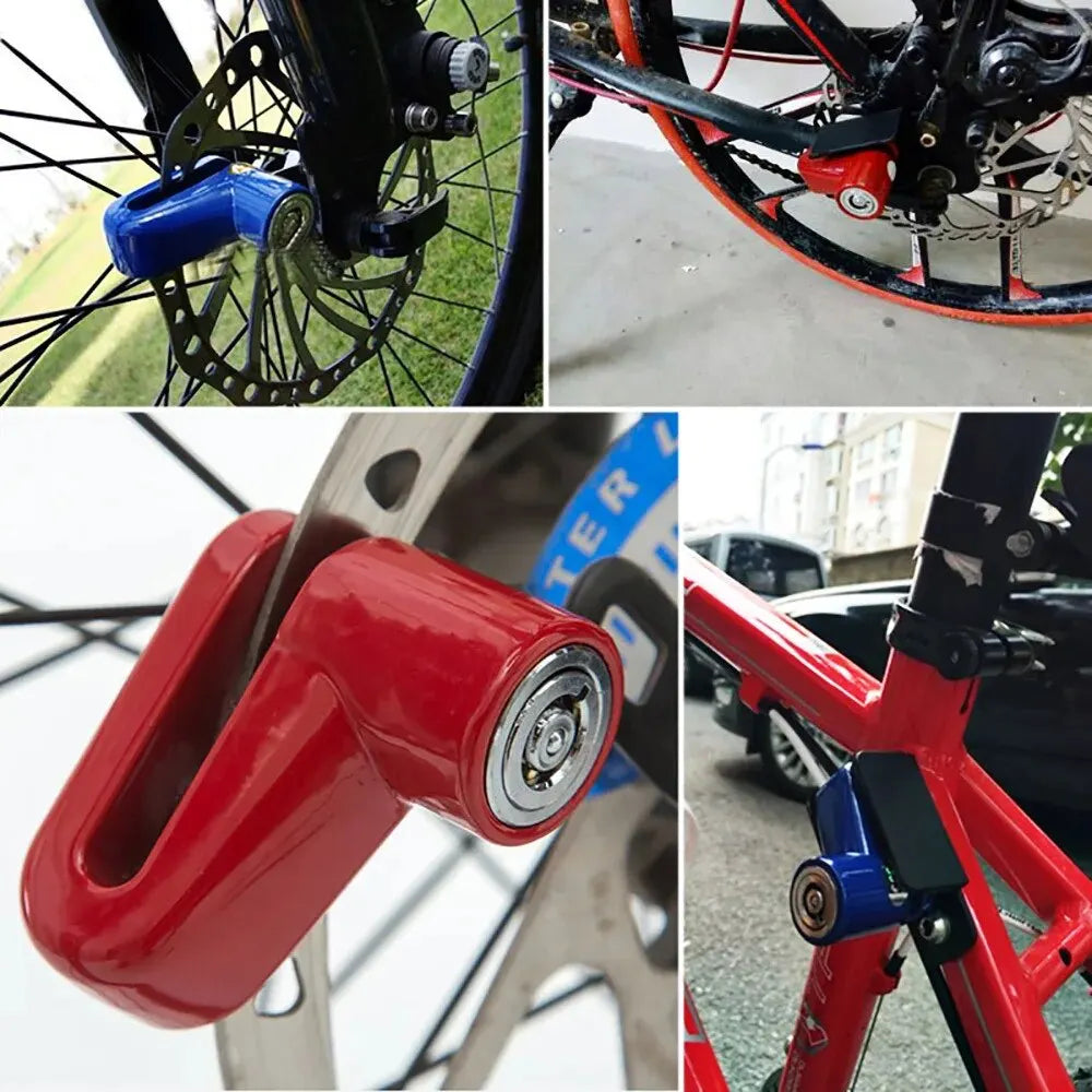Anti-Theft Disc Brake Lock with Steel Wire | Bike & Scooter