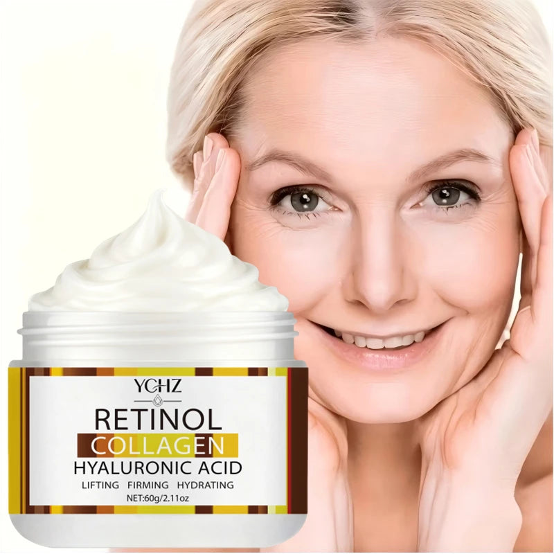 Retinol Moisturizing Cream – Collagen, Hyaluronic Acid, Vitamin C+E