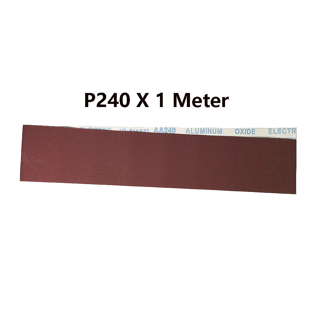 Flexible Tearable Sanding Cloth 1M x 9cm | Hand Polishing Roll