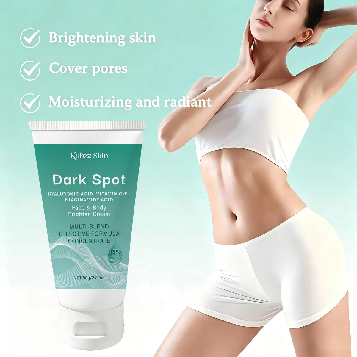 Kubzz Brightening Cream – Niacinamide, Vitamin C & Fruit Acid