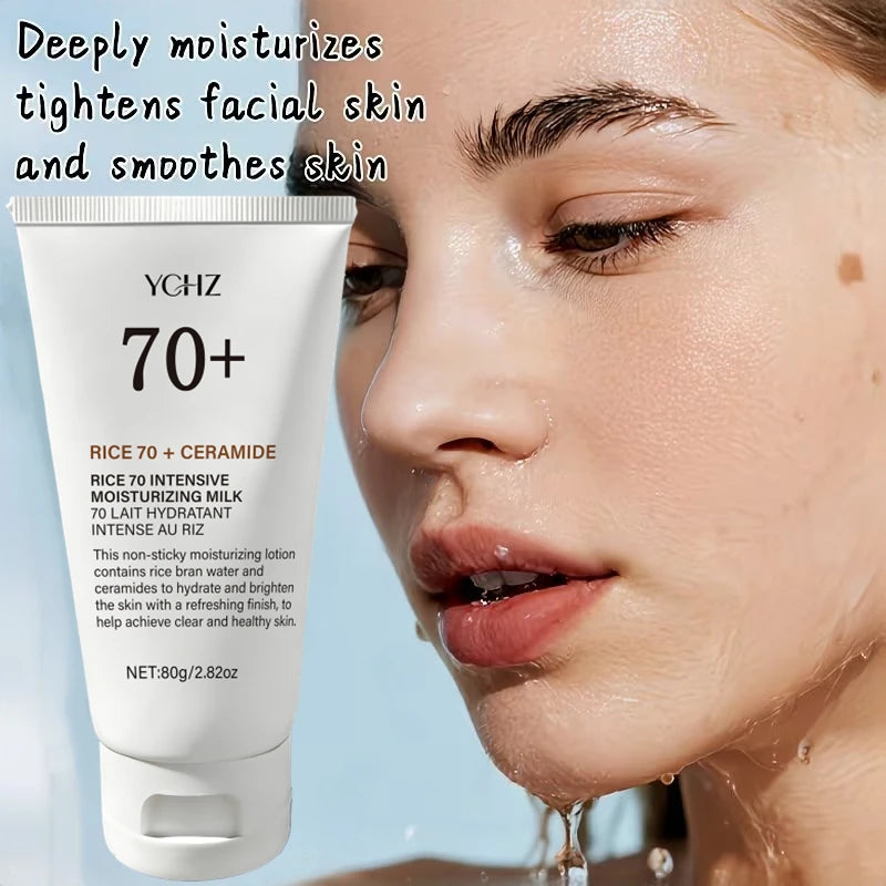 YCHZ Rice & Niacinamide Moisturizing Cream 80g – All Skin Types