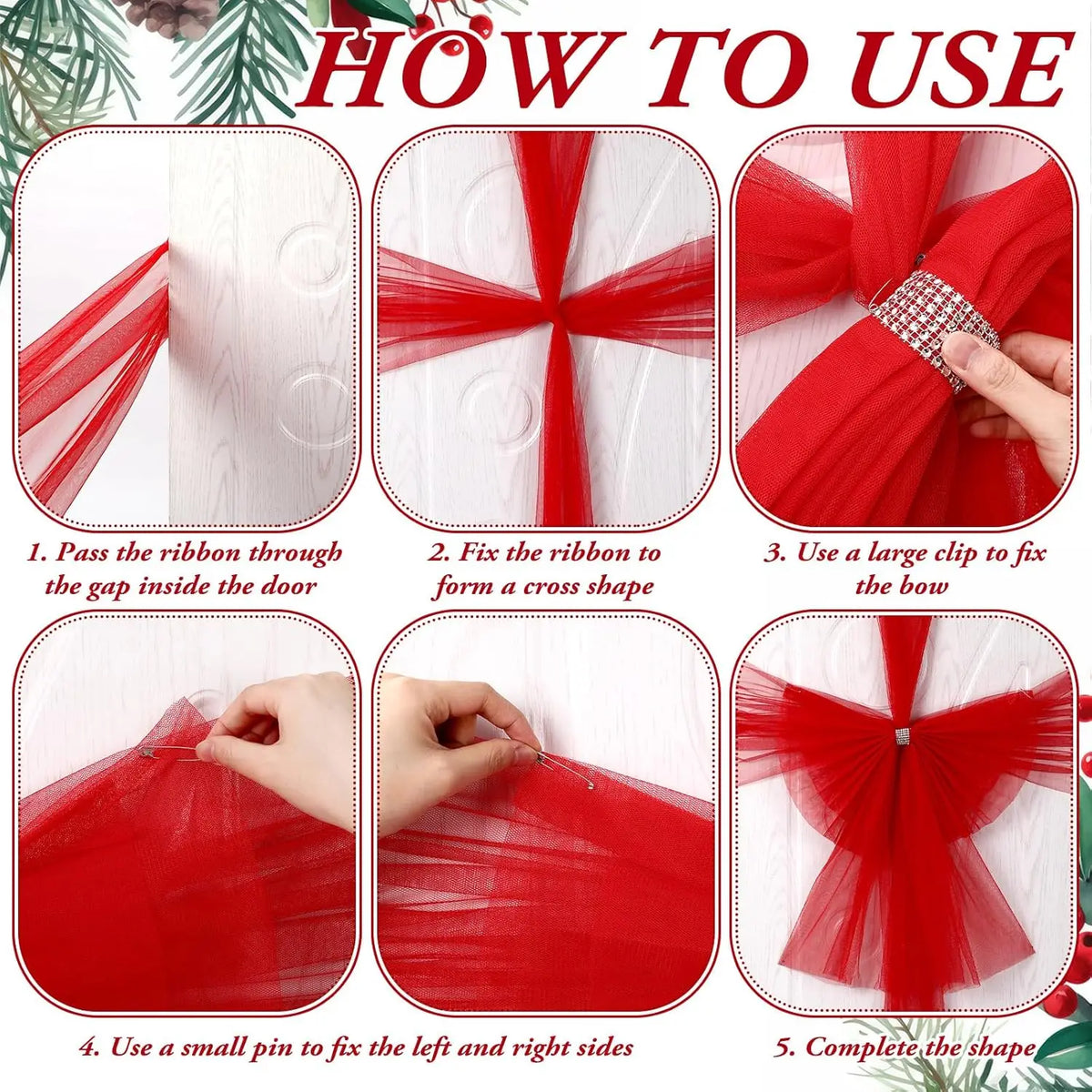 Extra Large Decorative Bow – Front Door & Wall Décor