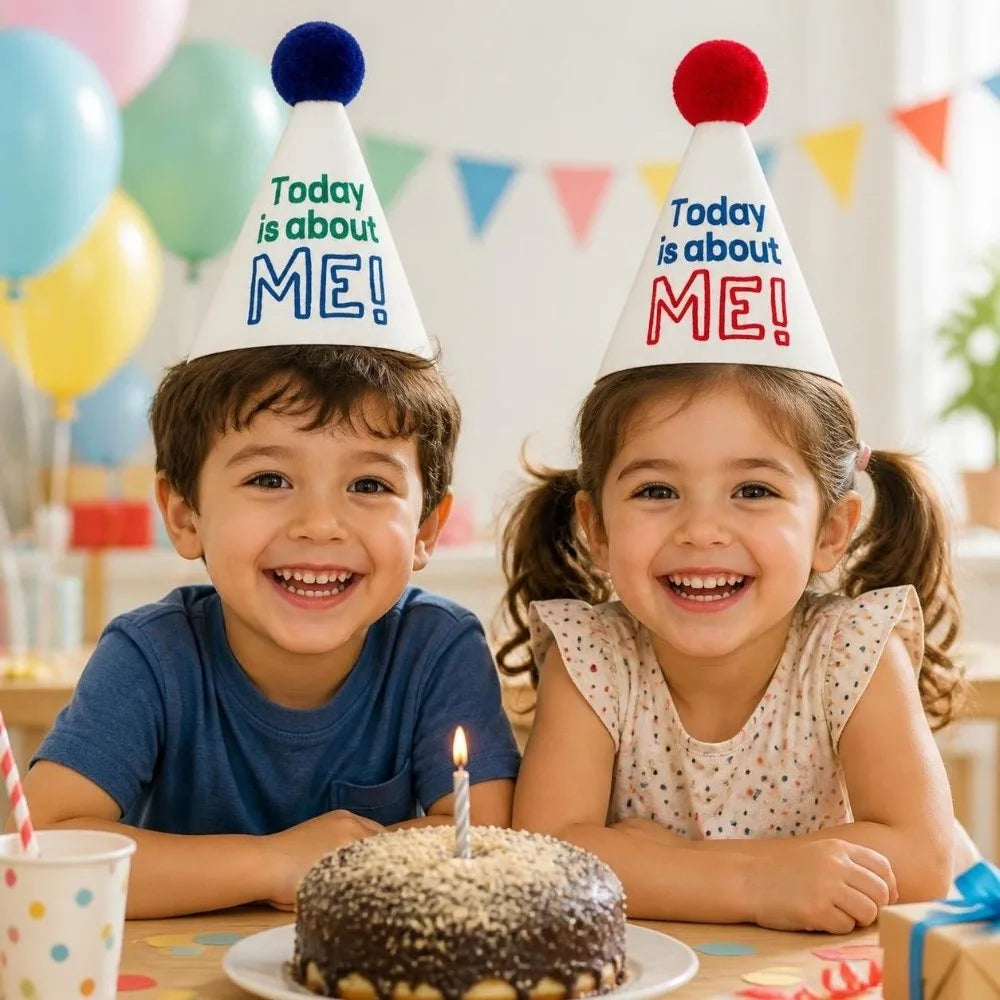 Funny Graffiti Birthday Hat – Non-Woven Fabric Party Hat
