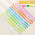12-Pack Rainbow 2-Hole Binding Clips – A4 Loose Leaf Fasteners