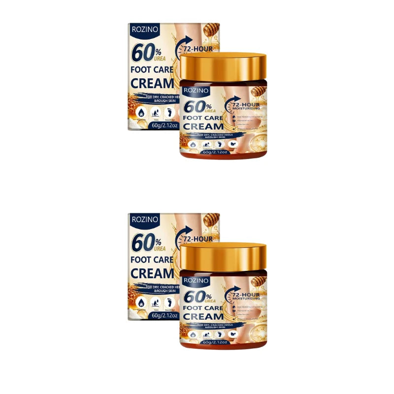 ROZINO 60G Urea Foot Cream – 72-Hr Moisturizing Heel Repair