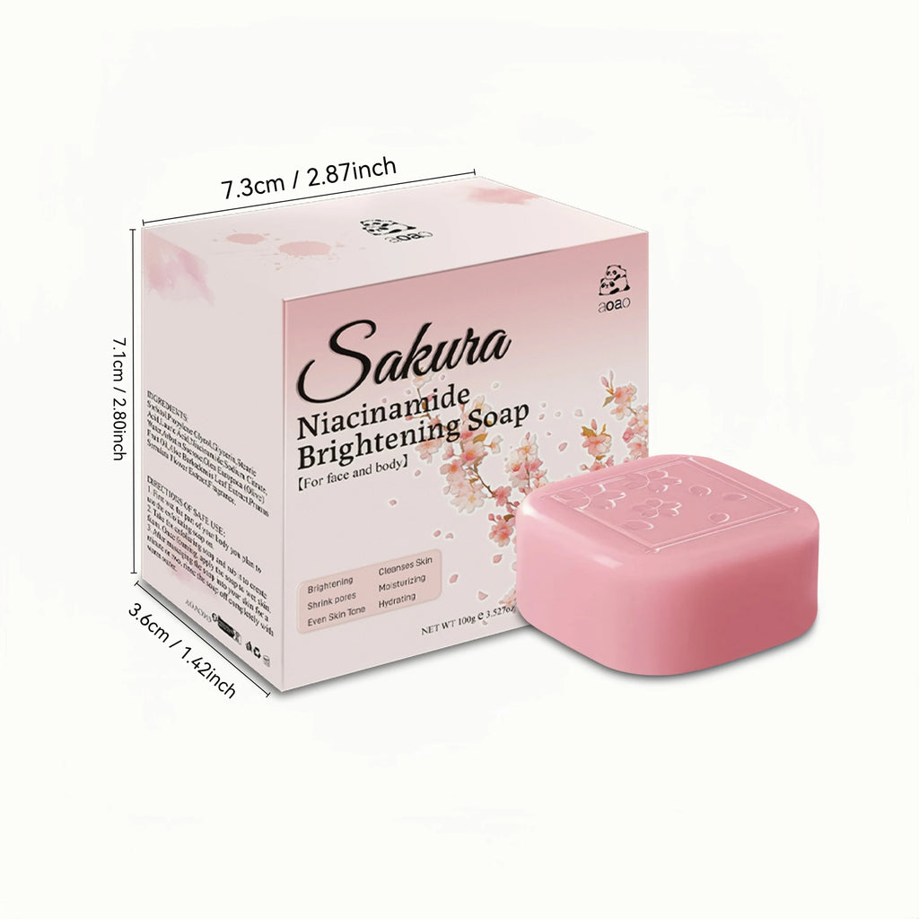 AOAO Sakura Brightening Bar Soap – Cherry Blossom Scent
