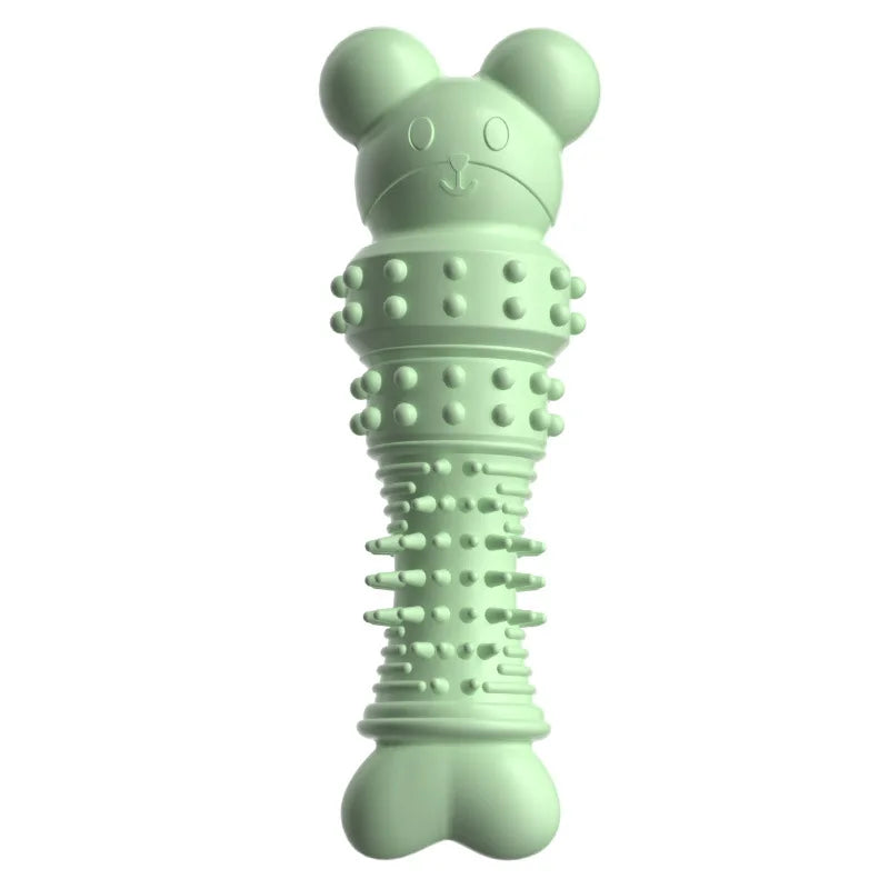 Bear-Shaped Pet Chew Toy – Bite-Resistant Teeth Grinding Rod