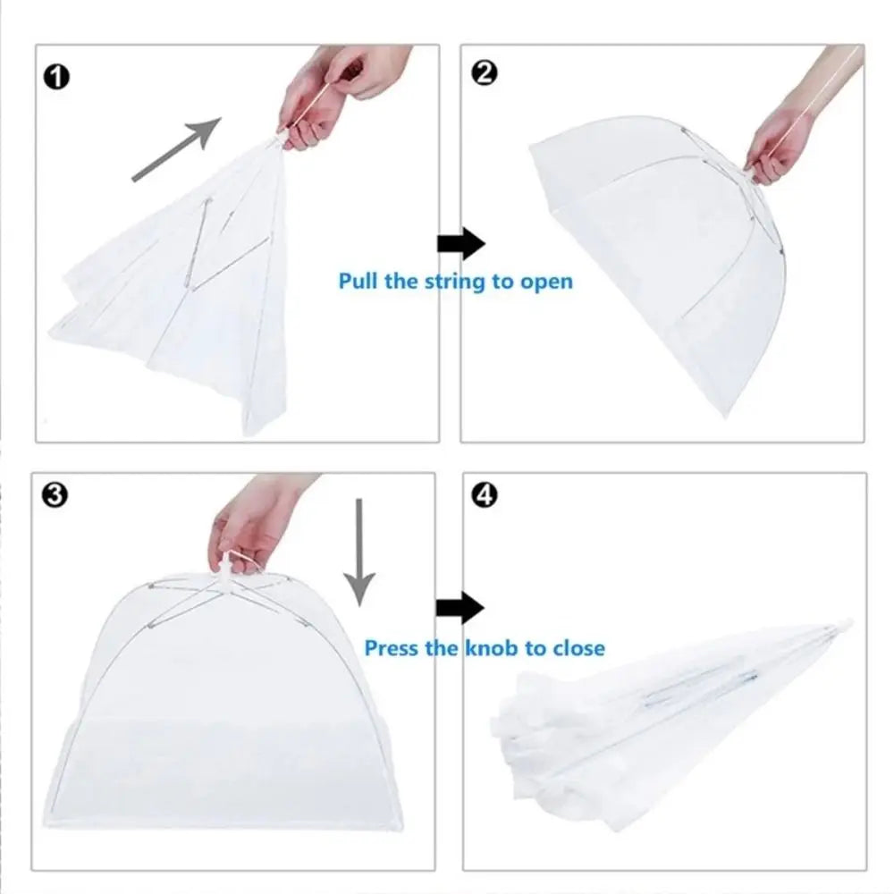 Foldable Mesh Food Cover – Dustproof Bug-Free Dining