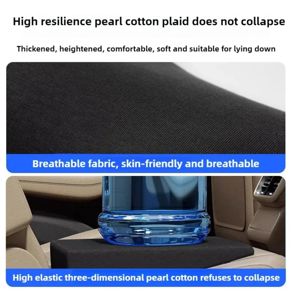 Memory Foam Car Seat Cushion – Height Boost & Leveling Pad