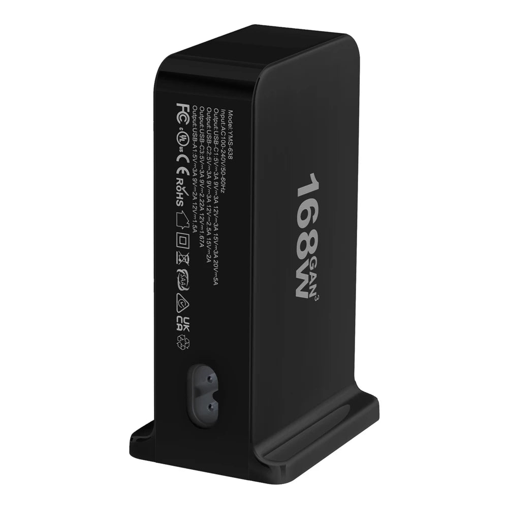 OULLX 200W GaN 6-Port USB-C PD Desktop Fast Charger