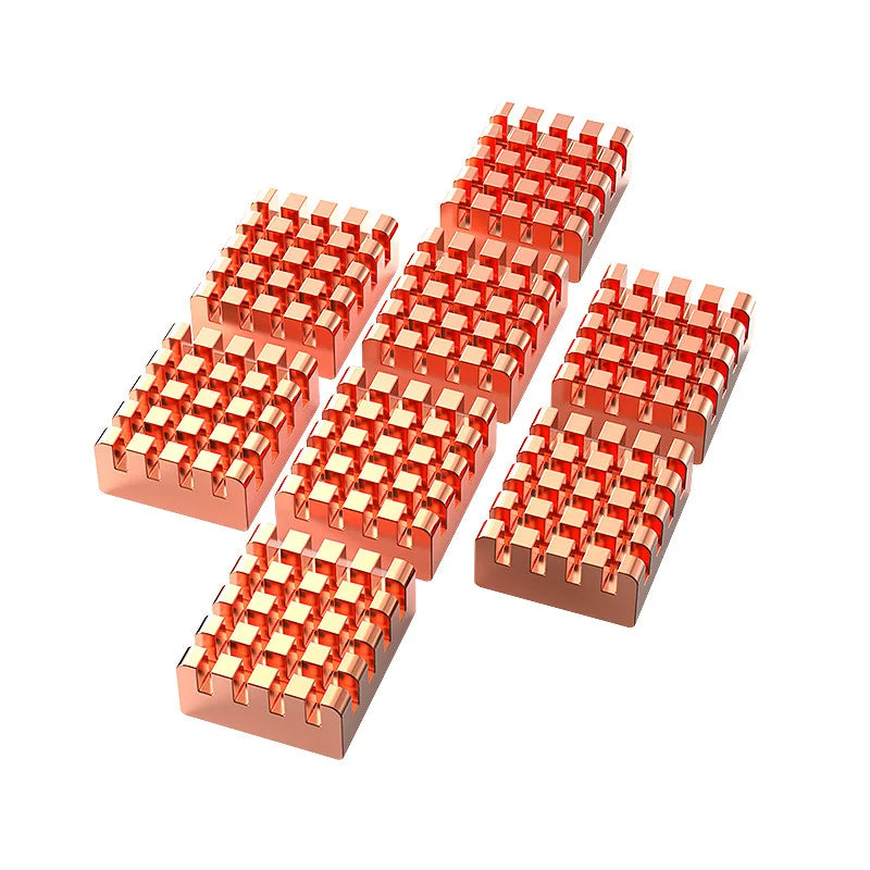 Copper Heat Sink Cooling Pad for GPU, Raspberry Pi & PC 13×12mm
