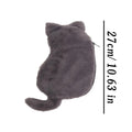 Cartoon Cat Plush Pencil Case – Large Capacity Pen Pouch