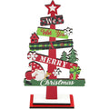 Desktop Christmas Tree Wooden Ornament – DIY Xmas Décor