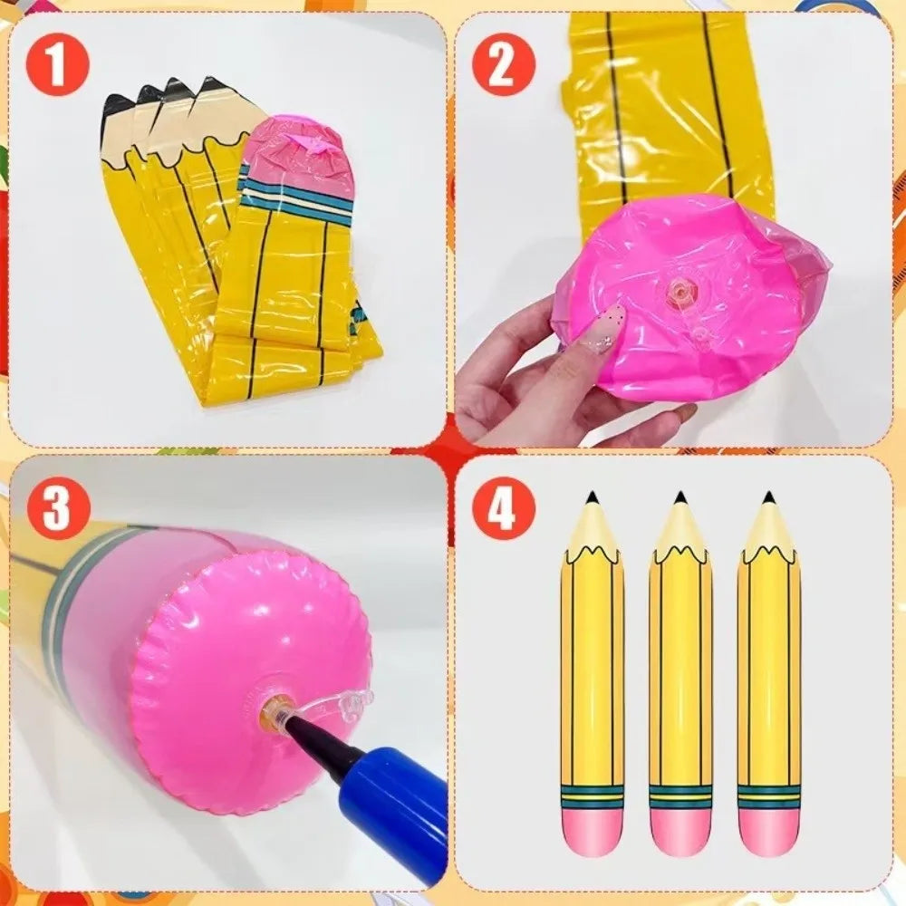 Giant Inflatable Pencil Photo Prop – Party & Graduation Fun