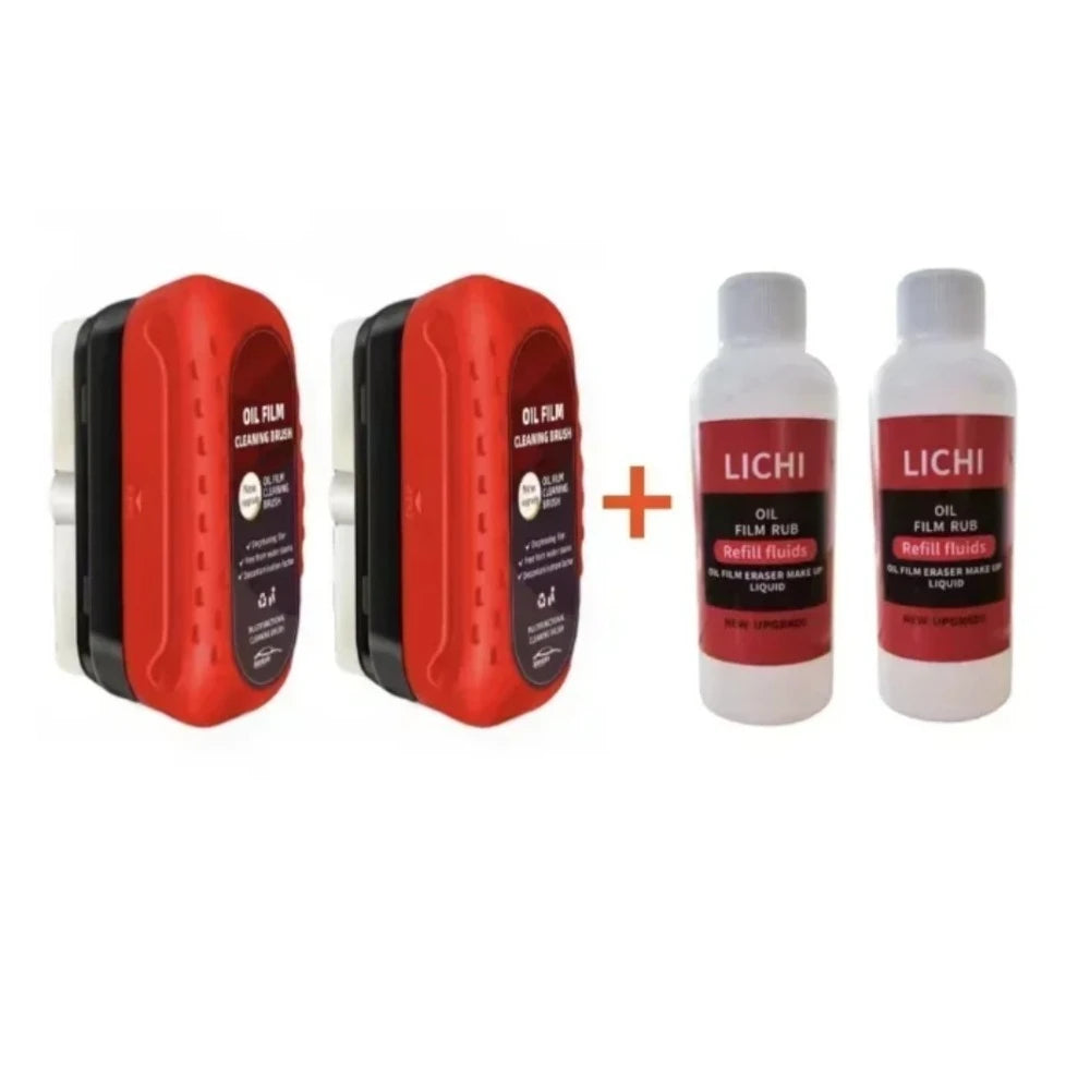 Windshield Oil Film Cleaner & Water Repellent Coating Kit