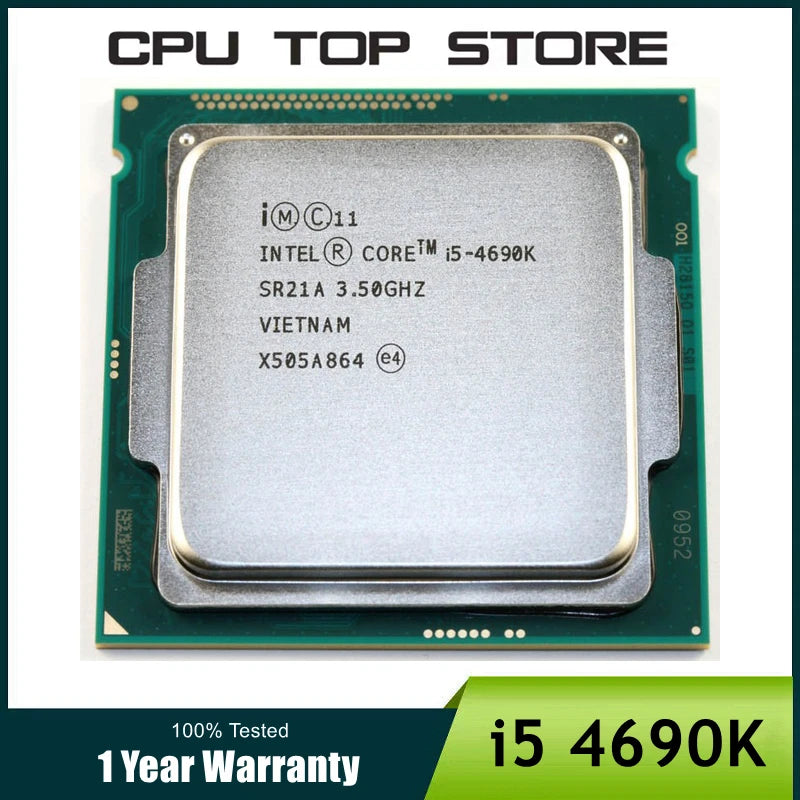 Intel Core i5-4690K 3.5GHz Quad-Core LGA1150 CPU – SR21A