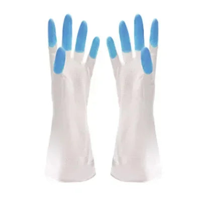 Waterproof Rubber Dishwashing Gloves – Non-Slip Cleaning