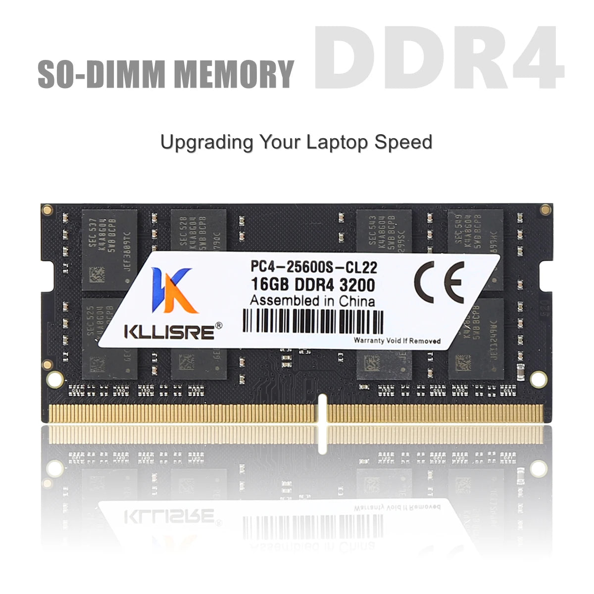 Kllisre DDR4 SODIMM 16GB 2666/3200MHz Laptop RAM Memory