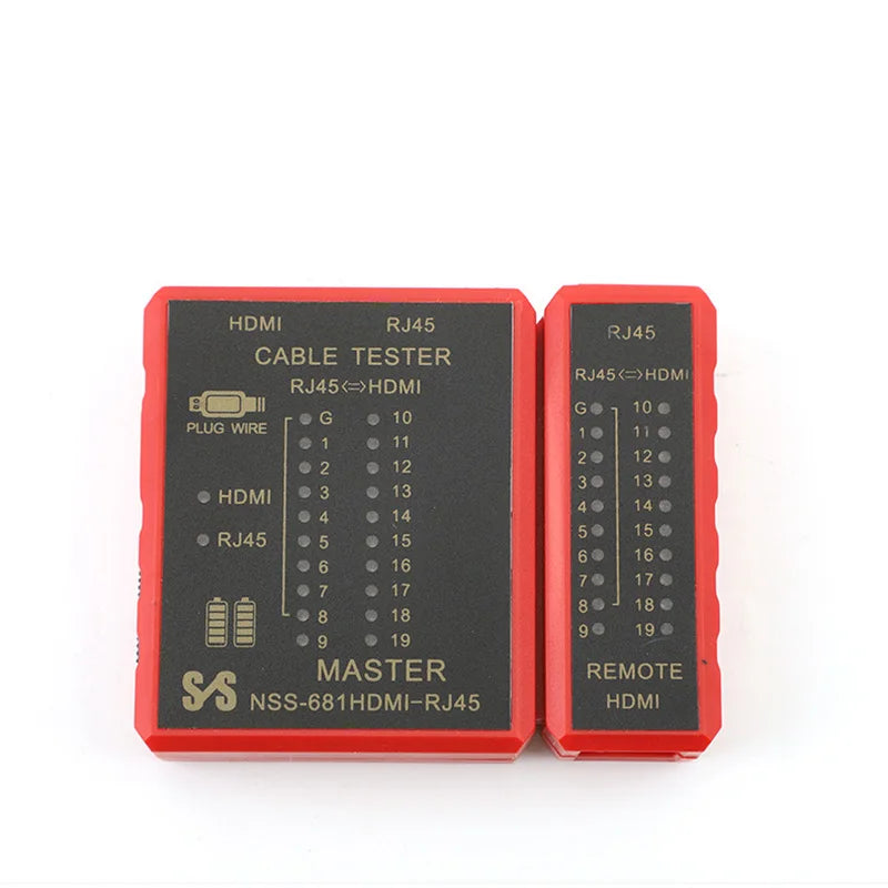 OULLX Network Cable Tester – HDMI, RJ45, RJ11 & POE