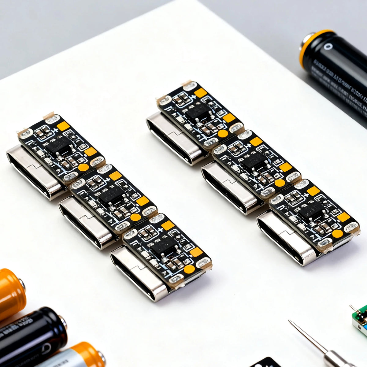 USB-C 18650 Li-ion Battery Charging Board with Protection